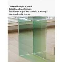 Moderner Luxuriöser Transparenter Acryl-Farbverlauf Esstisch Anpassbare Größe und Farbe für Zuhause Apartment Esszimmer-Möbel