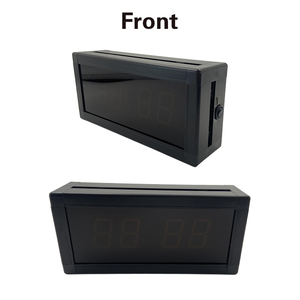 2.3-inch 4 chữ số kỹ thuật số hẹn giờ đồng hồ bấm giờ cho thể thao, các cuộc họp, các cuộc phỏng vấn, đồng hồ, sạc, tay đẩy nút - Product Image 5