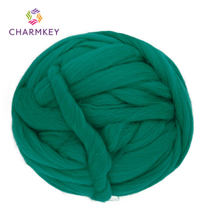 Alta Qualidade 100% Lã <span class=keywords><strong>Merino</strong></span> Fios Extravagantes em Massa Cores Múltiplas para Braço Tricô Padrão Tingido - Product Image 4