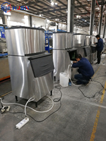 Machine à glaçons pour usage commercial et industriel, capacité de 15 kg, 220 V, pompe fournie, compresseur commercial