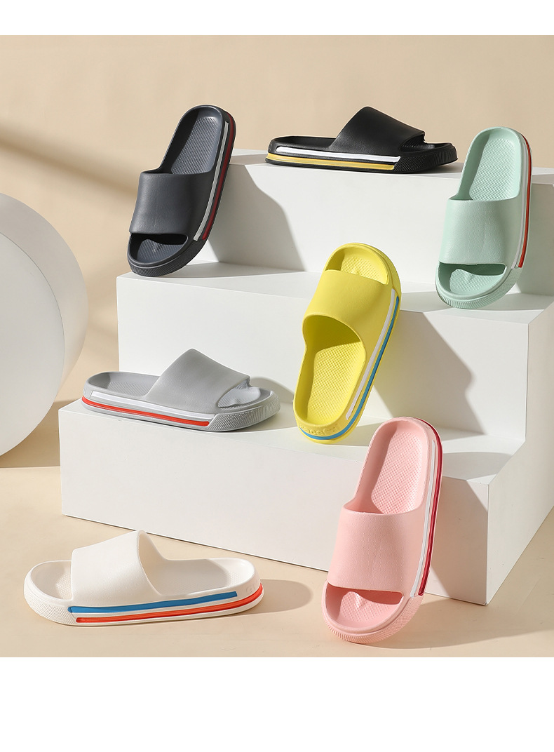 Fashion Women Men Bathroom Slides Shoes Slippers Summer Flat Sandals Shoes Wholesale
