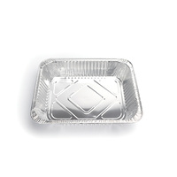 Boîte de papier d'aluminium domestique jetable de qualité alimentaire R32167A Récipient en métal pour filet de poisson Boîte de papier d'aluminium domestique