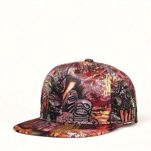 Gorra Snapback con Estampado Digital Completo del Fabricante OEM, Gorra de Béisbol con Graffiti Hawaiano para Hombre - Product Image 4