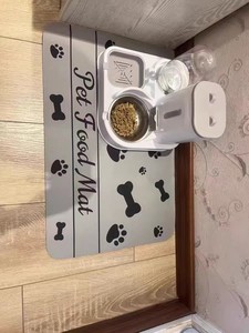 Tapis de litière moderne pour animaux de compagnie, anti-éclaboussures, en boue de diatomée, forme carrée, facile à nettoyer, pliable, pour chats et chiens - Product Image 6