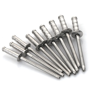 Cabeza de cúpula de extremo abierto, persiana de agarre múltiple, remaches pop <span class=keywords><strong>avex</strong></span> de acero inoxidable 304 - Product Image 5