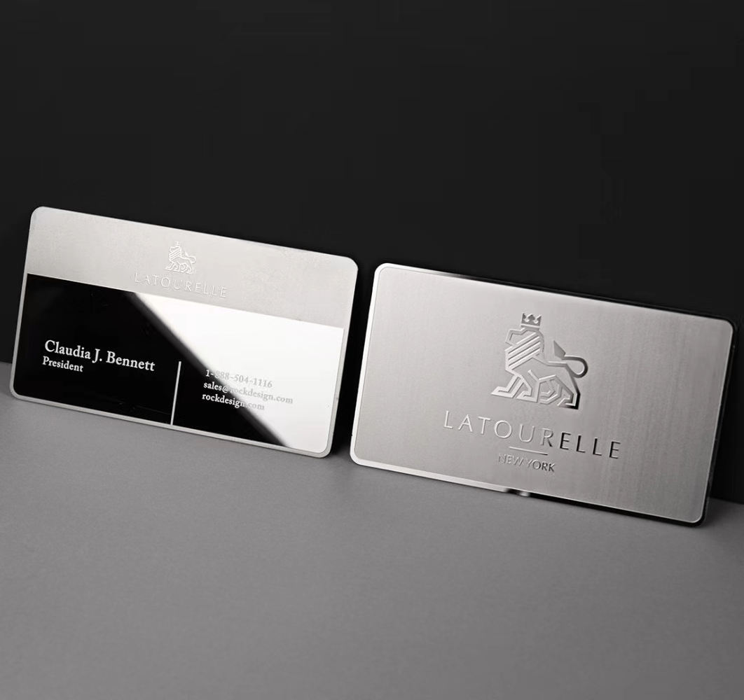 Silver Silver Business Cards