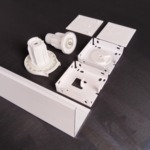Fenêtre rouleau store ombre système embrayage composant support <span class=keywords><strong>Kit</strong></span> partie supérieure 3 pouces L forme Cassette cantonnière Snap carré couverture Fascia - Product Image 1