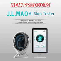 Analizador de Piel Digital Facial con IA, Detector de Humedad de la Piel de 8 Espectros, Control por iPad con Cámara HD, Uso Doméstico y Comercial