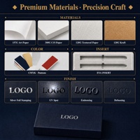 Boîte de luxe en papier texturé de haute qualité avec logo personnalisé, doublure en mousse EVA, emballage cadeau haut de gamme, emballage avec sangle de marque, boîte à montre de marque