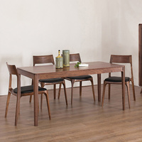 Chaise en bois en cuir nordique haut de gamme pour table d'hôtel Sillas De Comedor Para Restaurant chaise de salle à manger en chêne moderne de luxe