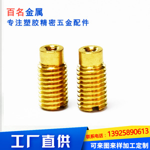 Insert fileté en cuivre sur mesure, métrique, grossier, non standard, qualité OEM A, pièce mécanique - Product Image 4