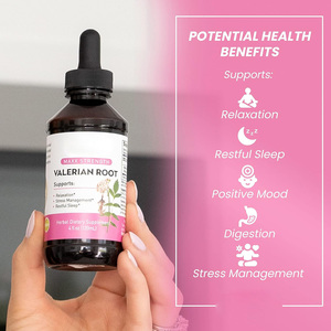 Tintura Líquida de Raíz de Valeriana Ultraconcentrada de Marca Privada OEM - Suplemento Herbal Vegano Natural para la Relajación y el Alivio del Estrés - Product Image 3