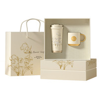 Coffret Cadeau Mug Isotherme de Bureau Mug Thermos Personnalisé avec Logo 530ml pour Entreprise et Cadeaux de Fêtes