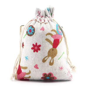 <b>Mini</b> Cotton <b>Gift</b> Pouch <b>Bag</b> China Factory OEM Custom Organic Cotton String <b>Bag</b> - Product Image 2