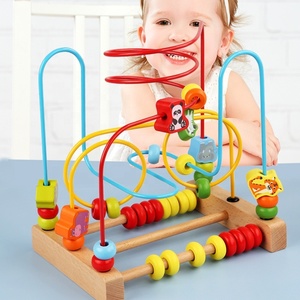 Juguete de Madera para Enhebrar Cuentas de Gran Tamaño, Juego Educativo para Niños de 2 a 4 Años, Mejora <span class=keywords><strong>la</strong></span> Coordinación Mano-Ojo, Unisex, Caja de Colores - Product Image 5