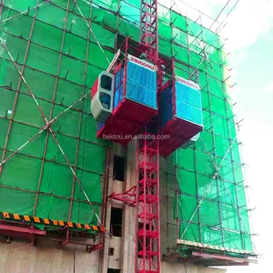 Hot Sale XINGDOU Construction double cages construction hoist for site