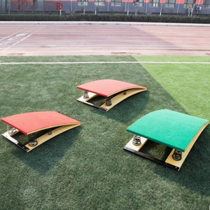 Planche à ressorts en bois en forme <span class=keywords><strong>de</strong></span> S standard, épaissie, pour gymnastique, avec assistance à la ressort, pour enfants et adultes, adaptée aux écoles - Product Image 1