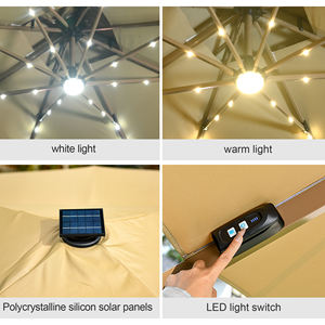 [MOJIA] Parapluie Solaire Led Populaire Prix De Gros Hôtel Jardin Projet Soleil Brella <span class=keywords><strong>Parasol</strong></span> D'extérieur Foshan <span class=keywords><strong>Original</strong></span> Usine - Product Image 5