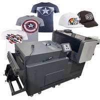 A2 A3 DTF Tshirt Printer 4 têtes 30 cm DTF Printer Set avec I3200 Xp600 Print Head avec Powder Shaking Machine A2