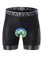 Pantalones Cortos de Ciclismo para Hombre ARSUXEO, Ropa Interior de Secado Rápido con Acolchado de Gel 5D para Ciclismo, Forro para Bicicleta de Montaña