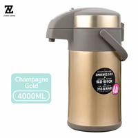 Bouteille isotherme portable en acier inoxydable 316 Zhenneng avec pompe à pression pour la maison et le bureau