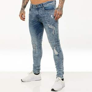 Fournisseur de marques internationales --- Custom Made conique Destoryed Ripped Mans Denim jeans hommes slim fit pantalon hommes jeans pantalon - Product Image 4
