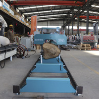 Mesin Gergaji Pita Horizontal Ultra Portabel untuk Pemilik Pertanian dan Pemrosesan Kayu DIY