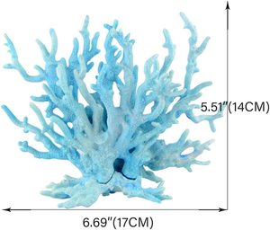 Kunstmatige Coral Plant Schedel <span class=keywords><strong>Aquarium</strong></span> Decoraties Ornament Siliconen Kunstmatige Decoratie Voor Fish Tank <span class=keywords><strong>Aquarium</strong></span> Landschap - Product Image 3