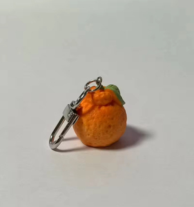 Porte-clés miniature DIY personnalisé en résine 3D, motifs fruits, légumes, bonbons, fast-food artificiel, Orange, Framboise, Raisin, pour maison de poupée et enfants - Product Image 6