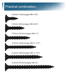 Vít Phillip gỗ đen MDF M4 M5 M6 M8 thép tự ván vách thạch cao máy ảnh tốt bugle móng tay vít nhà sản xuất - Product Image 2