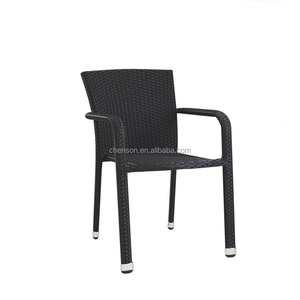 Sillas de ratán para patio de jardín, silla de comedor de mimbre tejida apilable, sillón clásico barato - Product Image 6