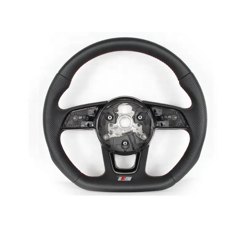 S4 S5 style flat steering wheel suitable for Audi A4 A5 modified steering wheel R8 startup Button upgrade 2017 2018 2019 2020