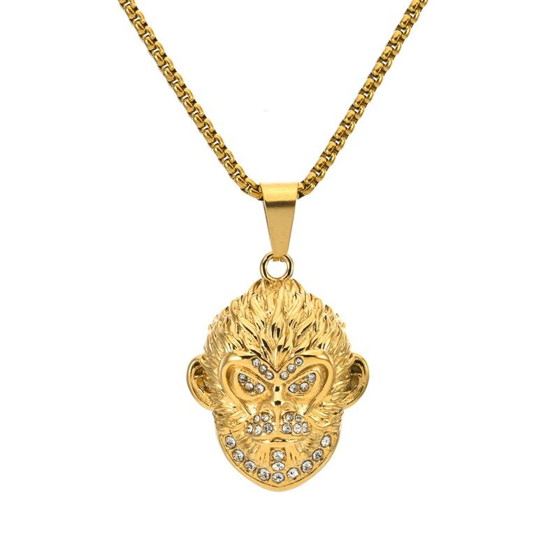 จี้เดี่ยวสีทองไม่มีโซ่