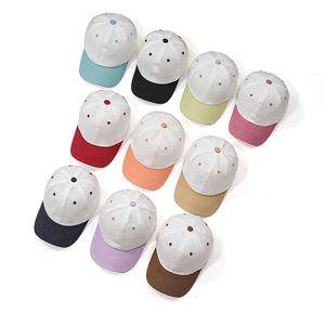 Baby <b>Hat</b> Toddler Baseball Cap Color Block Cotton Girl Boy Sun <b>Hats</b> Infant Adjustable Size <b>for</b> Kids Promotion Gifts - Product Image 2