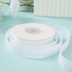 Ruban en organza transparent élégant de 1,6 cm de large, 20 yards, pour emballer les bouquets de mariage et décorer les cadeaux - Product Image 5
