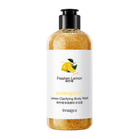Images Fruit Scrub Douchegel 300ml Rode Kers Kiwi Citroen Body Wash Exfolierende Dieptereiniging Geur Hydraterend Groothandel