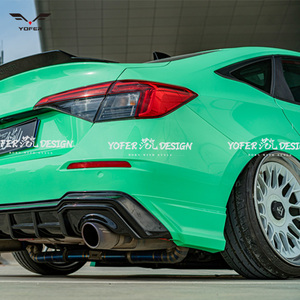 Phụ kiện ngoại thất ô tô độ kiểu dáng 2022-26, ốp cản sau, khuếch tán, cản gió cho Honda Civic 2022 2023 2024 <span class=keywords><strong>2025</strong></span> 2026 - Product Image 4