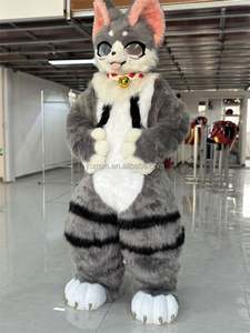 <span class=keywords><strong>Disfraz</strong></span> de Mascota Funtoys Fursuit de <span class=keywords><strong>Zorro</strong></span>, Lobo o Conejo de Pelo Largo para Cosplay, Fiesta y Desfile de Halloween - Product Image 2