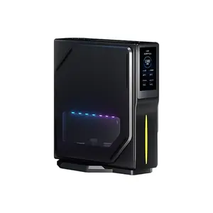 S1 Mini Pc Met Lcd-Scherm Els Lake-N95 16Gb Ddr4 512Gb M.2 Ssd Verticale Mini Computer Voor Thuis/Kantoor