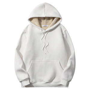 Custom Embroidery Oversized Kangaroo Pocket Men's Hoodie Blanket Sherpa Sweatshirt <strong>Plus</strong> <strong>Size</strong> Fleece Hooded <strong>Pullover</strong> Sweatshirt - Product Image 4