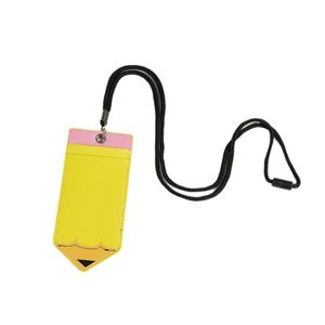 Pu Vertical Style Leather Card Positive Id <b>Badge</b> <b>Holder</b> With <b>Lanyard</b> - Product Image 6