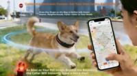 Collier intelligent pour chien avec moniteur de fréquence cardiaque, interaction humaine, suivi GPS/LBS, étanche IP67, batterie 20+ heures, communication avec les animaux de compagnie