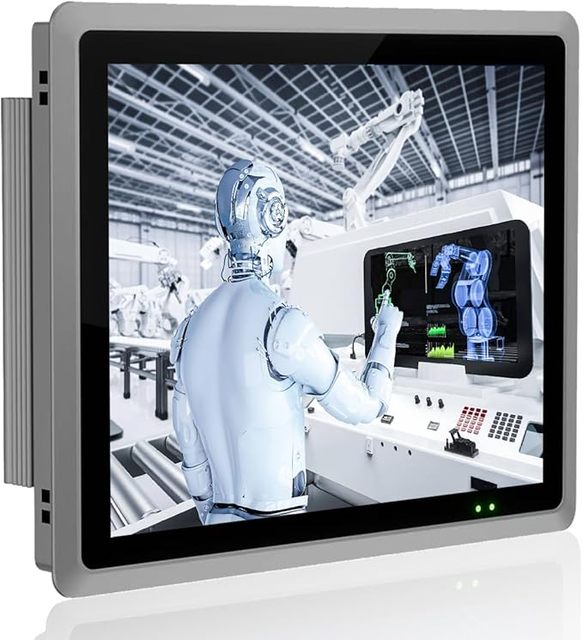 12.1-Inch Industrial Embedded Panel PC with 10-Point Capacitive Touch Screen IP65 All-in-One Computer