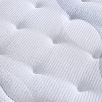 30cm Sieben-Zonen Taschenfederkernmatratze Bambus-Aktivkohle Memory-Schaum Luxuriöser Strickstoff Hotelmatratze OEM ODM für Großhandel