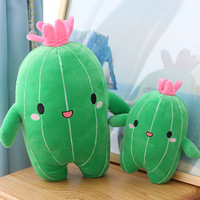 En stock, super doux, mignon, kawaii, vente en gros, peluche, dessin animé, peluche, oreiller, jouet en peluche, plante cactus