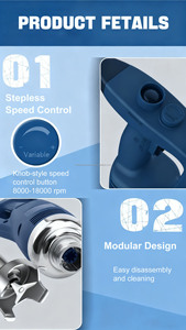 เครื่องปั่น5L ไฟฟ้าแบบพกพาขนาดใหญ่100L 50L 30L สำหรับโรงอาหาร - Product Image 4