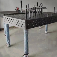 Table de soudage rotative 3D modulaire réglable Table de manipulation avec gabarits de soudage Table de soudage 3D D28