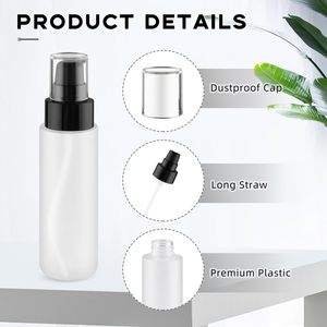 ขวดน้ำหอมแก้วใสฝ้าขนาด 85 มล. พร้อมปั๊มสเปรย์และลายปั๊มร้อน - Product Image 3