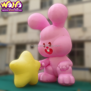 Grand visage lapin rose gonflable pour Pâques PVC publicité gonflables <span class=keywords><strong>Alice</strong></span> <span class=keywords><strong>pays</strong></span> <span class=keywords><strong>des</strong></span> <span class=keywords><strong>merveilles</strong></span> lapin animatronique ballon lapin de Pâques - Product Image 2