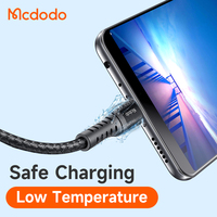 Mcdodo 228 Micro USB Vente en gros Charge rapide QC4.0 Charge rapide Nylon Durable Données Micro Câble 0.2m 1m pour Tecno itel Infinix